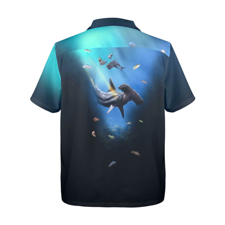 00Hammerhead Shark Hawaiian Shirt