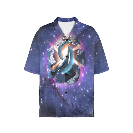 Yin Yang Dolphin Women's Hawaiian Shirt