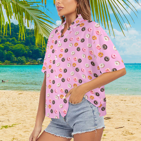 Donut Women's Hawaiian Shirt