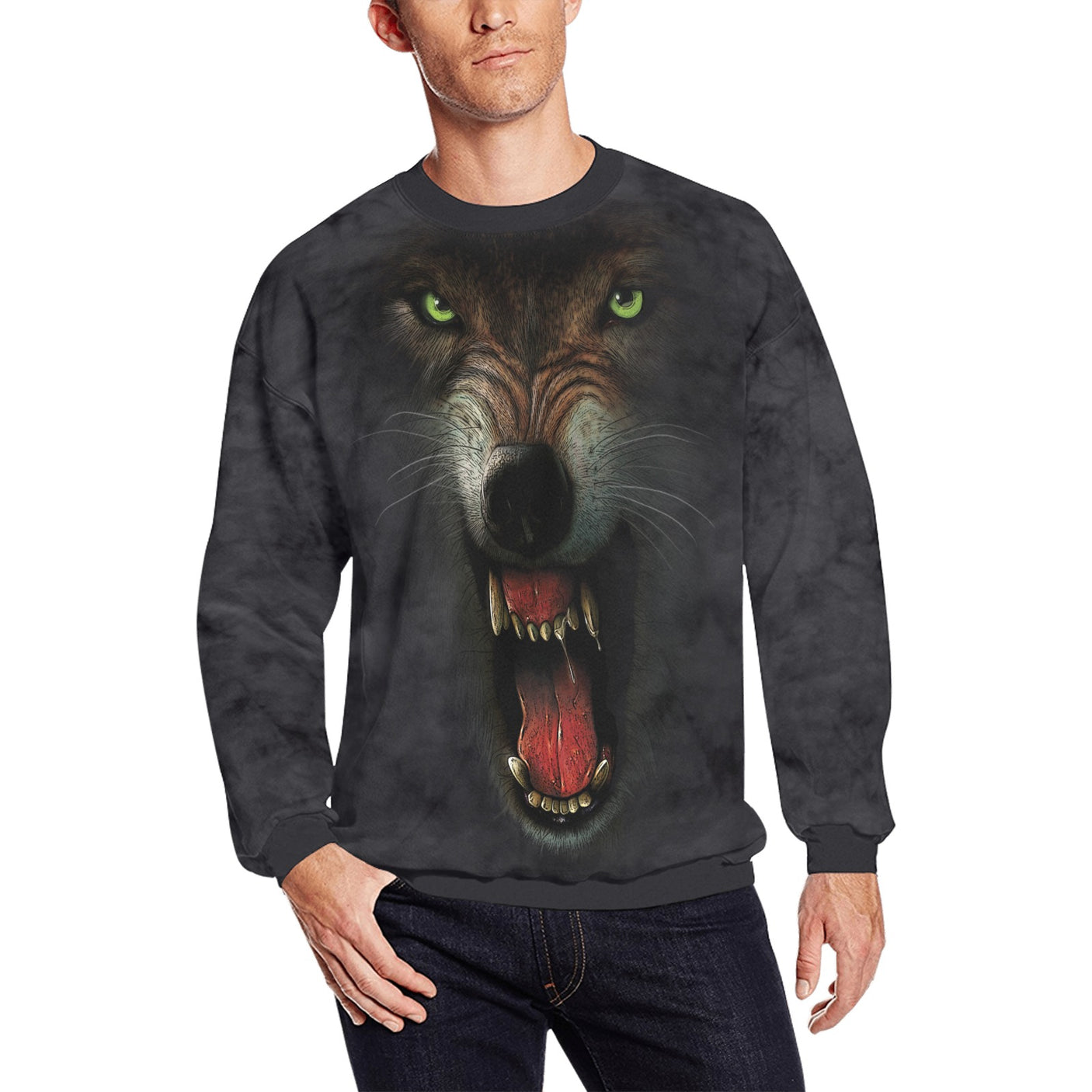 Wolf Face Sweater