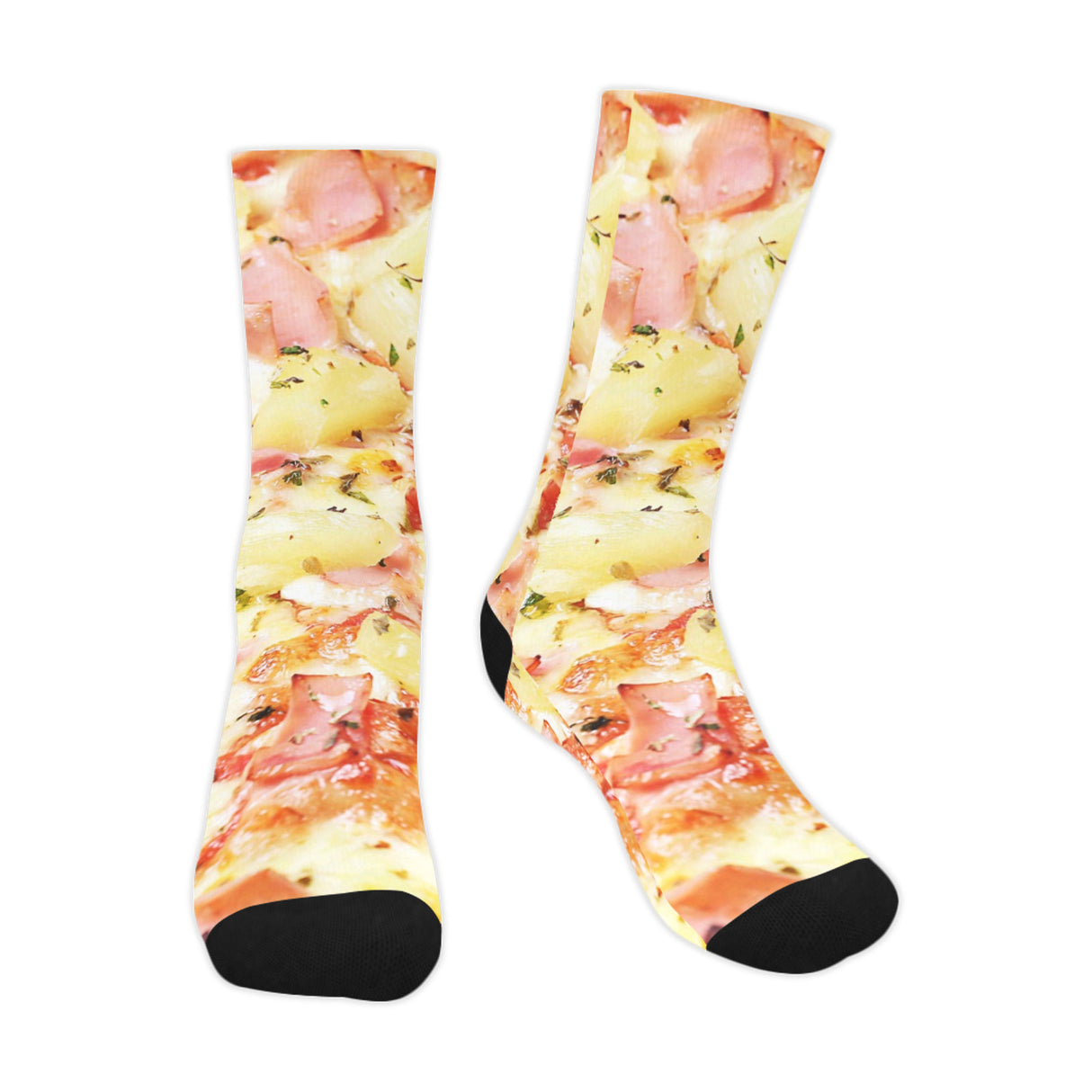 Pineapple Hawaiian Pizza Socks