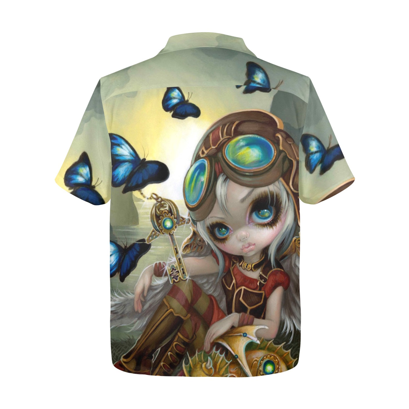 Jasmine Becket-Griffith 'Clockwork Dragonling' Hawaiian Shirt