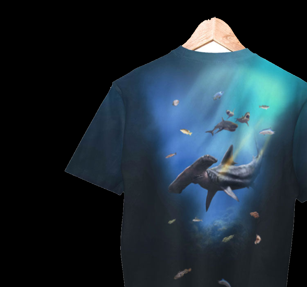 Hammerhead Shark Graphic T-Shirt - Ocean Animal Tee