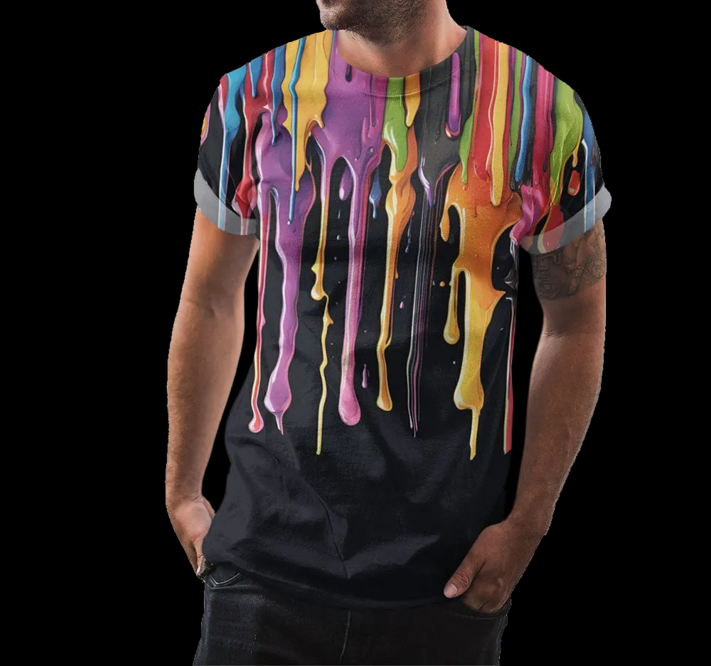Paint Drip Splatter Shirt - Random Galaxy Official