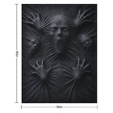 The Thing Under the Blanket – Gothic Horror Throw
