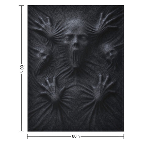 The Thing Under the Blanket – Gothic Horror Throw
