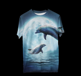 Mond Delfin Shirt | AOP 3D T-Shirts