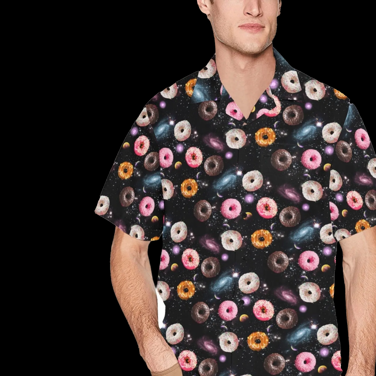 Galaxy Donut Hawaiian Shirt | AOP 3D Tee Shirts - Random Galaxy Official