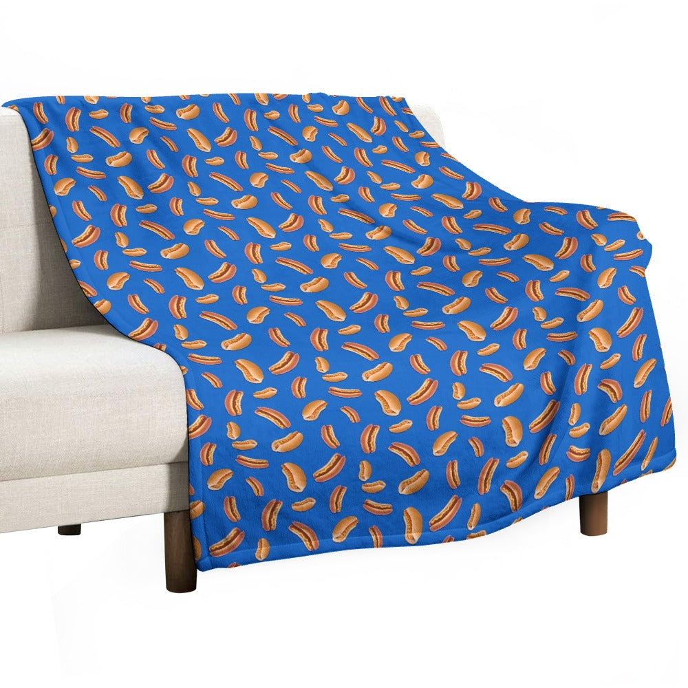 Hot Dog Throw Blanket