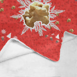 Christmas Popcorn Throw Blanket