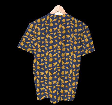 Dinosaur Chicken Nuggets Shirt | AOP 3D Tee Shirts - Random Galaxy