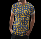 Dinosaur Chicken Nuggets Shirt | AOP 3D Tee Shirts - Random Galaxy