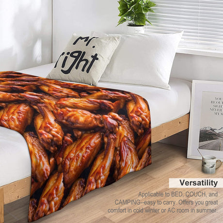 Chicken Wing Throw Blanket