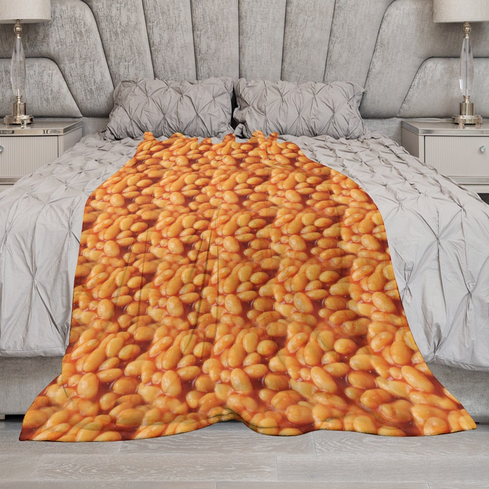 Baked Beans Throw Blanket