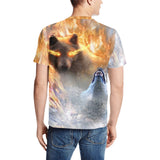 Fire Ice Wolf Shirt