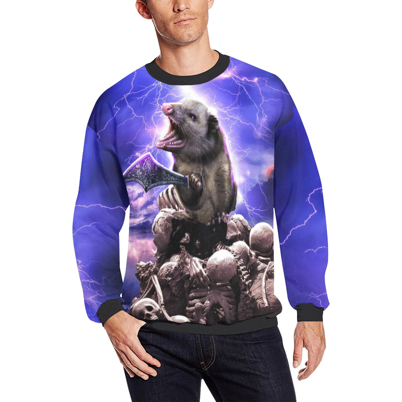 Lightning Possum Sweater