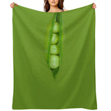 Pea Pod Throw Blanket