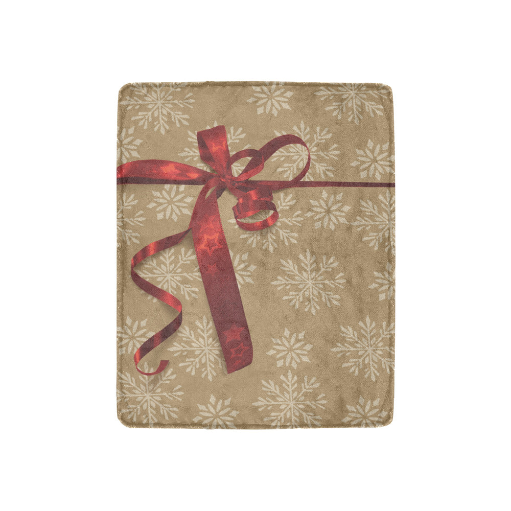 Gift Wrap Christmas Throw Blanket