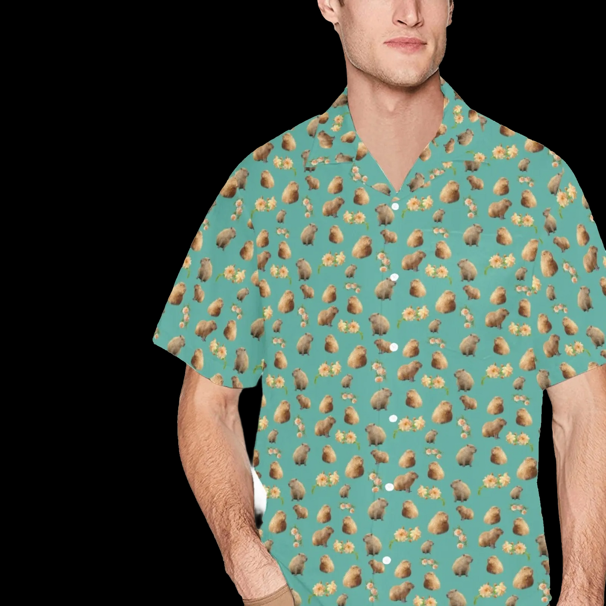 Capybara Vacation Hawaiian Shirt