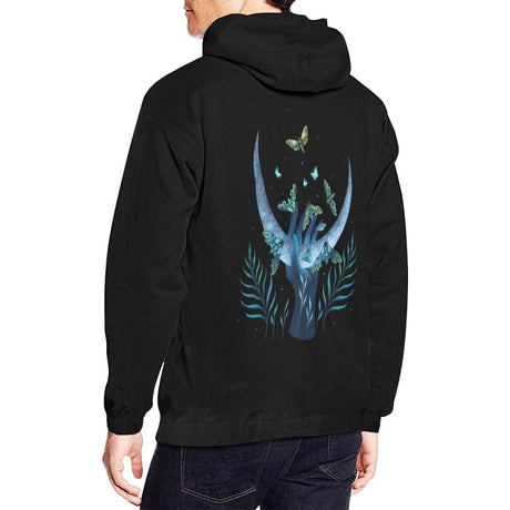 Episodic Drawing Moth Hand Hoodie