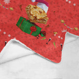 Christmas Lasagna Throw Blanket