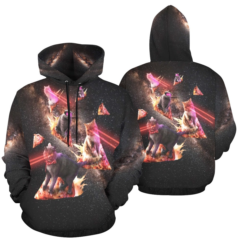 Space Pizza Cat Hoodie