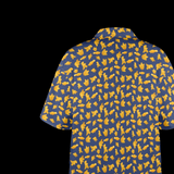 Dinosaur Chicken Nuggets Women's Hawaiian Shirt