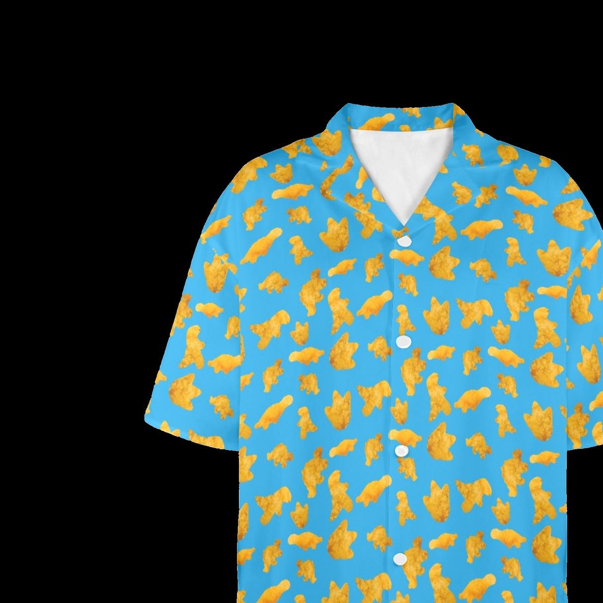 Dinosaur Chicken Nuggets Women's Hawaiian Shirt