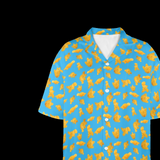 Dinosaur Chicken Nuggets Women's Hawaiian Shirt