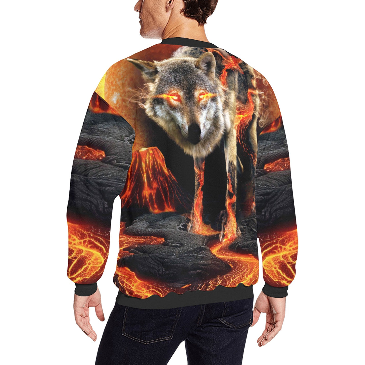 Fire Wolf Sweater
