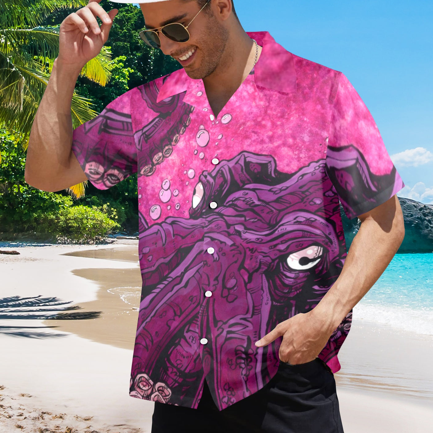 David Lozeau 'Ocean Dweller' Hawaiian Shirt