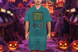 Retro Handheld Game Costume Pajama Set