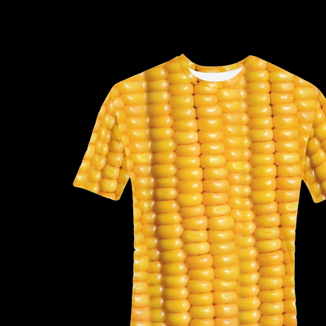 Corn Cob Graphic T-Shirt - Funny Food Tee