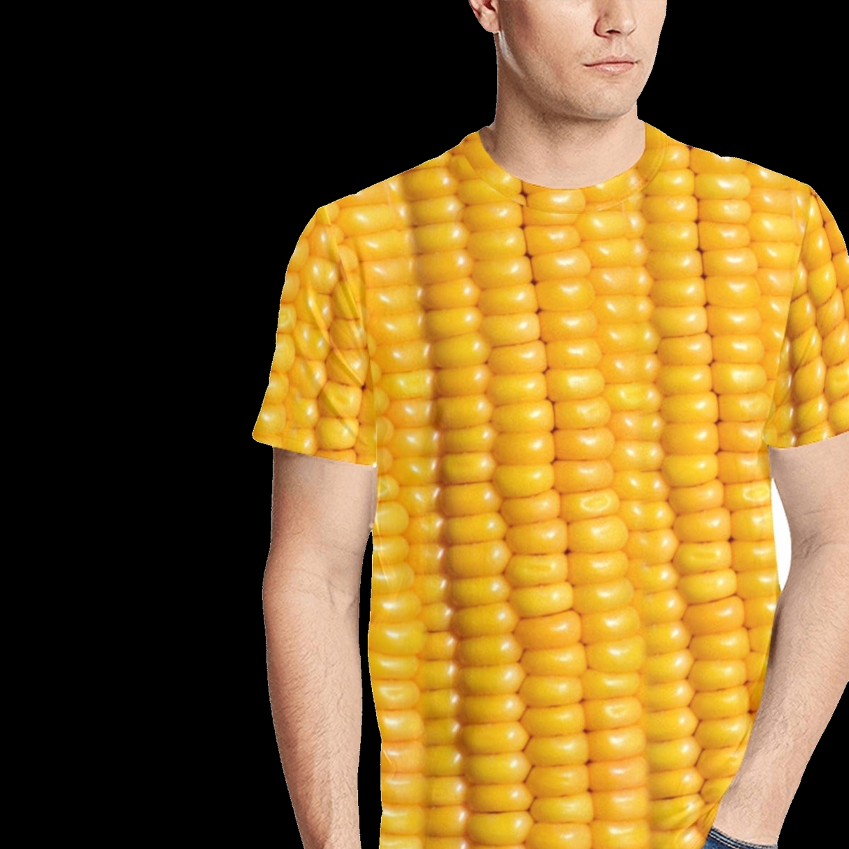 Corn Cob Graphic T-Shirt - Funny Food Tee