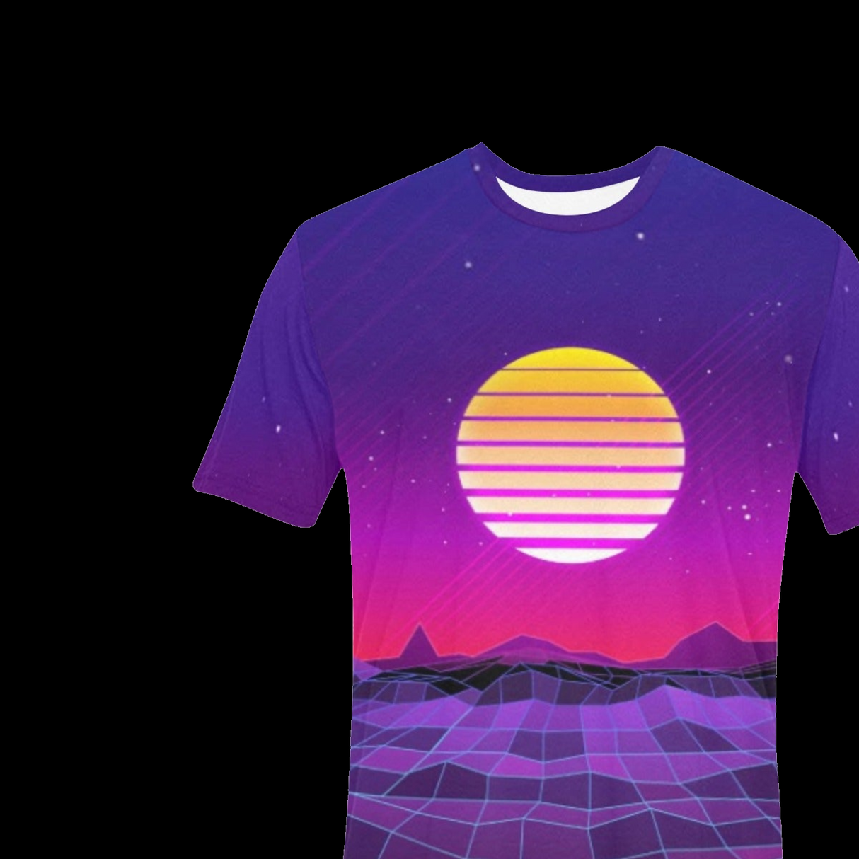 Synthwave Sunset T-Shirt - Vaporwave Retro Graphic Tee