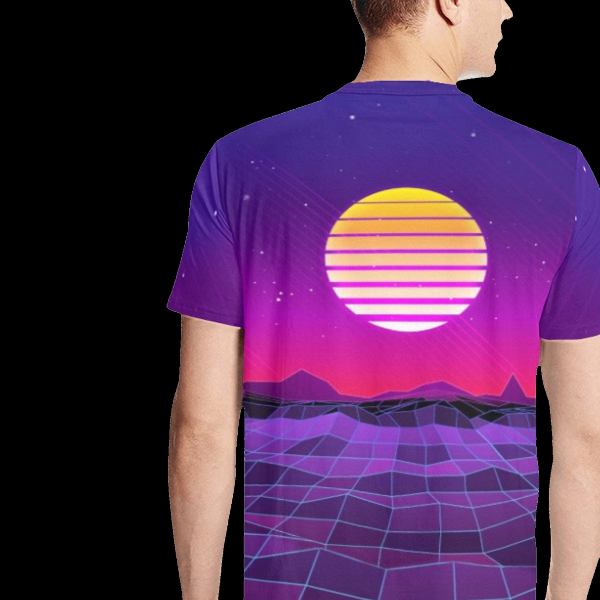 Synthwave Sunset T-Shirt - Vaporwave Retro Graphic Tee