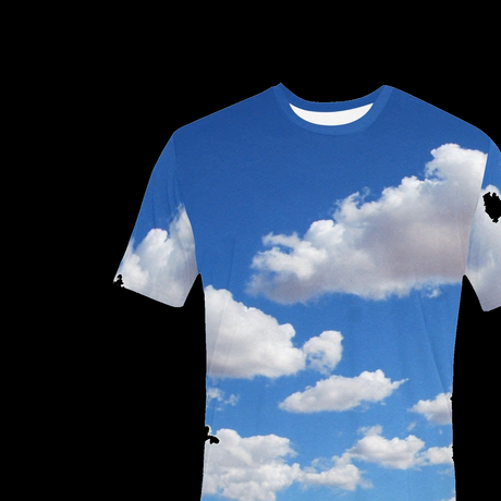 Cloud Print T-Shirt - Dreamy Sky Graphic Tee