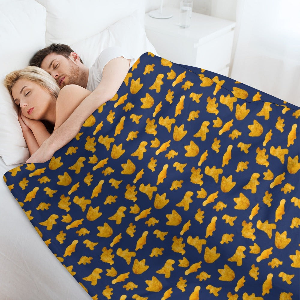 Dino Nuggets Throw Blanket