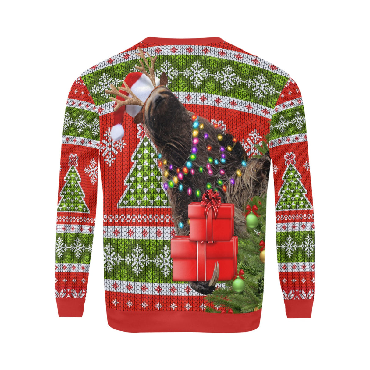 Pull de Noël laid paresseux