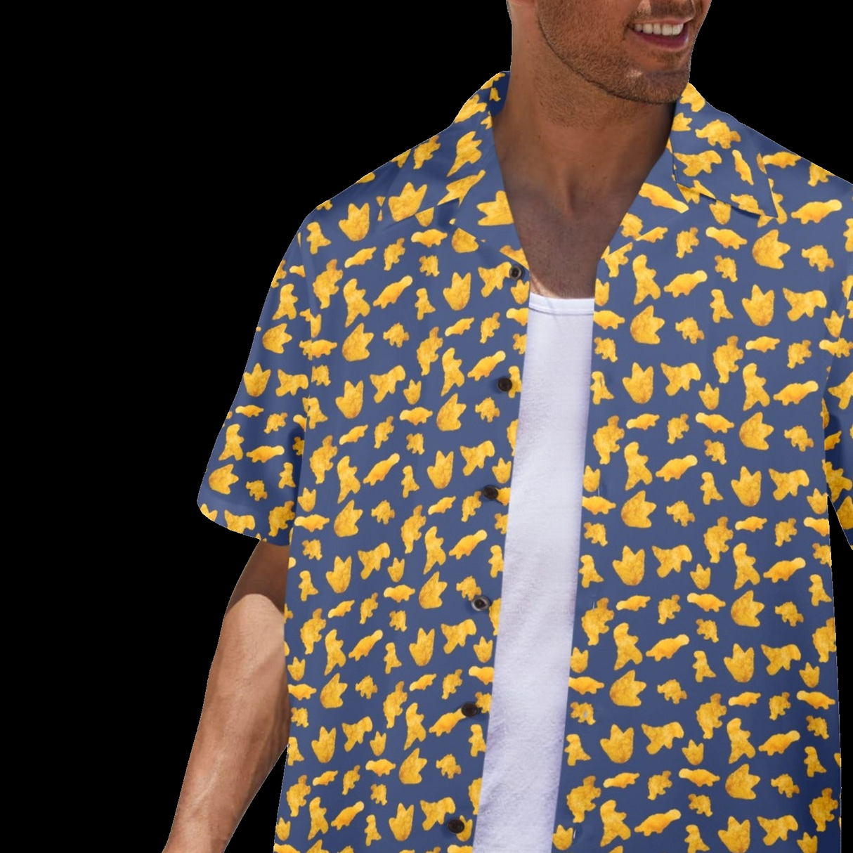 Dinosaur Chicken Nuggets Hawaiian Shirt