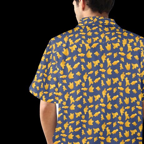 Dinosaur Chicken Nuggets Hawaiian Shirt