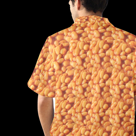 Baked Beans Hawaiian Shirt - Funny Food Button-Up