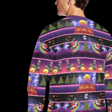 Cat Unicorn Dinosaur Ugly Christmas Sweater alternate product view
