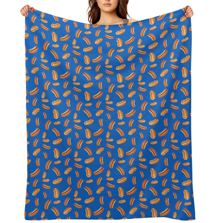 Hot Dog Throw Blanket