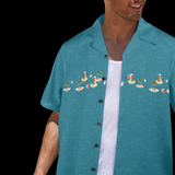 Christmas in July Hawaiian Shirt - Tropical Vacation Button-Up