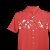 Christmas in July Guayabera Shirt - Tropical Holiday Button-Up