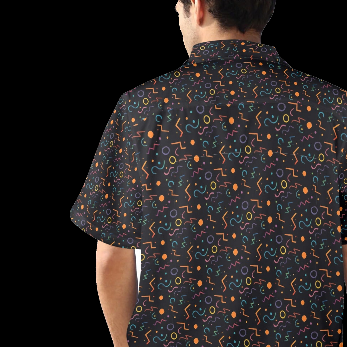 Arcade Carpet Hawaiian Shirt - Retro 80s Gamer Button-Up