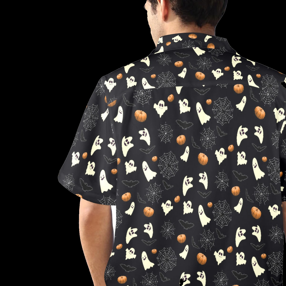 Ghost Halloween Hawaiian Shirt - Spooky Vacation Button-Up