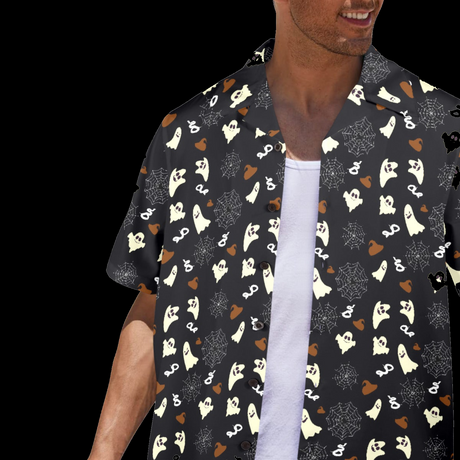 Ghost Halloween Vacation Hawaiian Shirt
