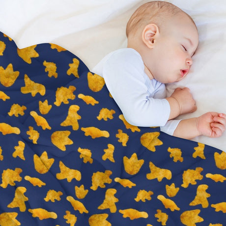 Dino Nuggets Throw Blanket